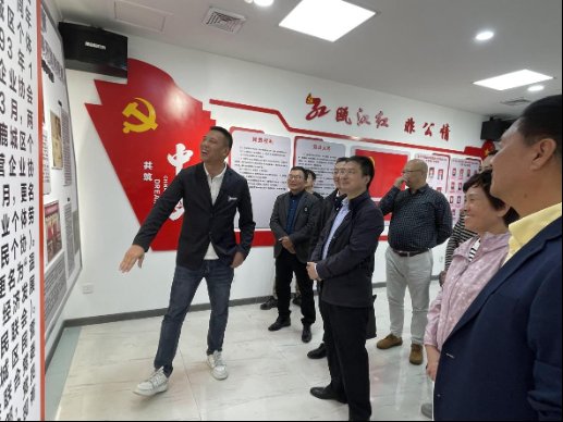 2023年浙江省市场监督管理局经济发展处副处长兼调研组组长蒋国政组长一行莅临调研。